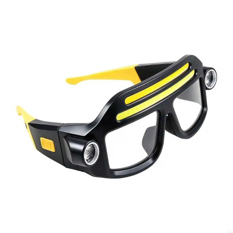 CORA Type C Wearable Work Glasses with Front LEDs for Inspection Daily Use