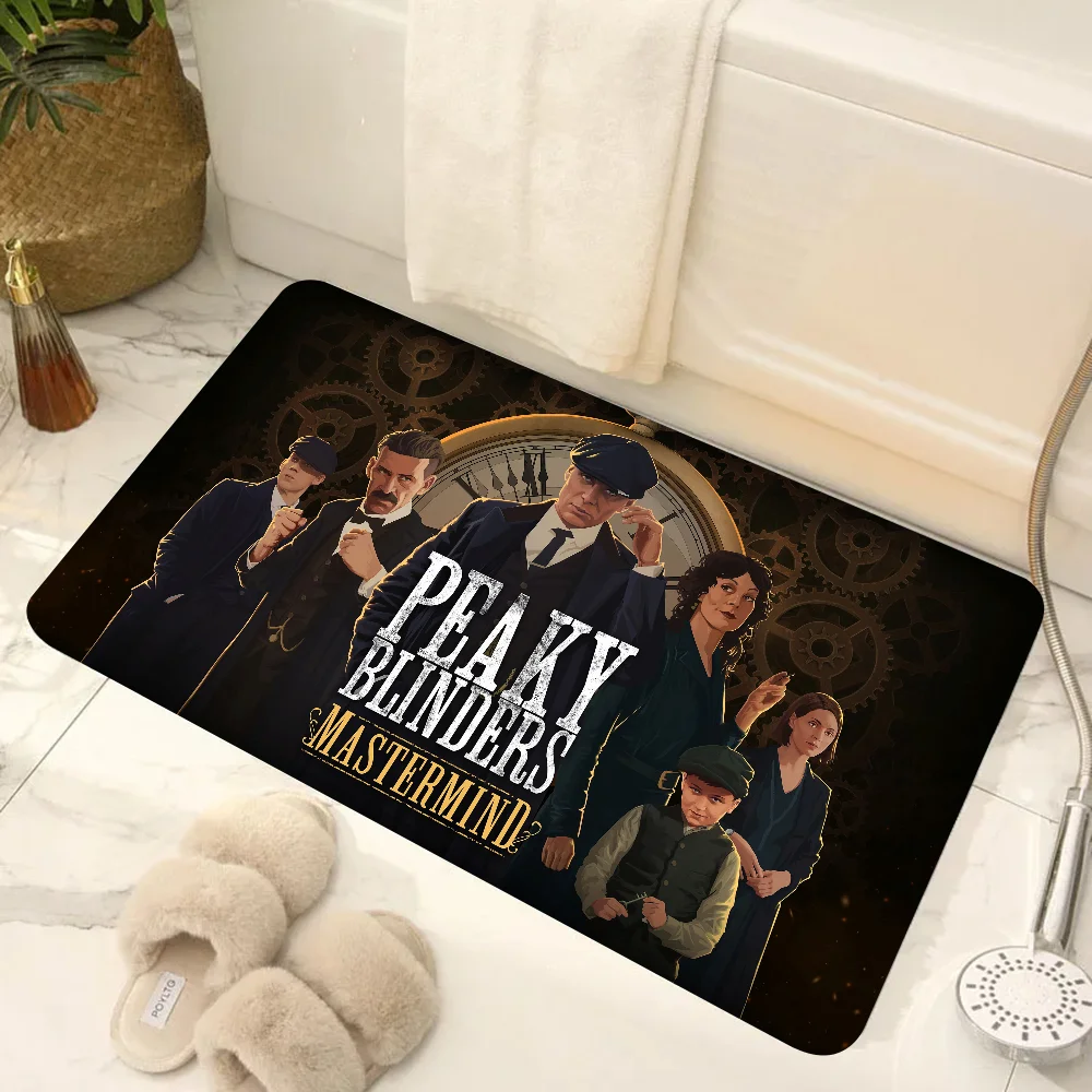 1pc P Peaky Blinders tappetino zerbini tappetino per la casa tappetino per piedi tappetini assorbenti per il bagno tappetini antiscivolo decorazioni