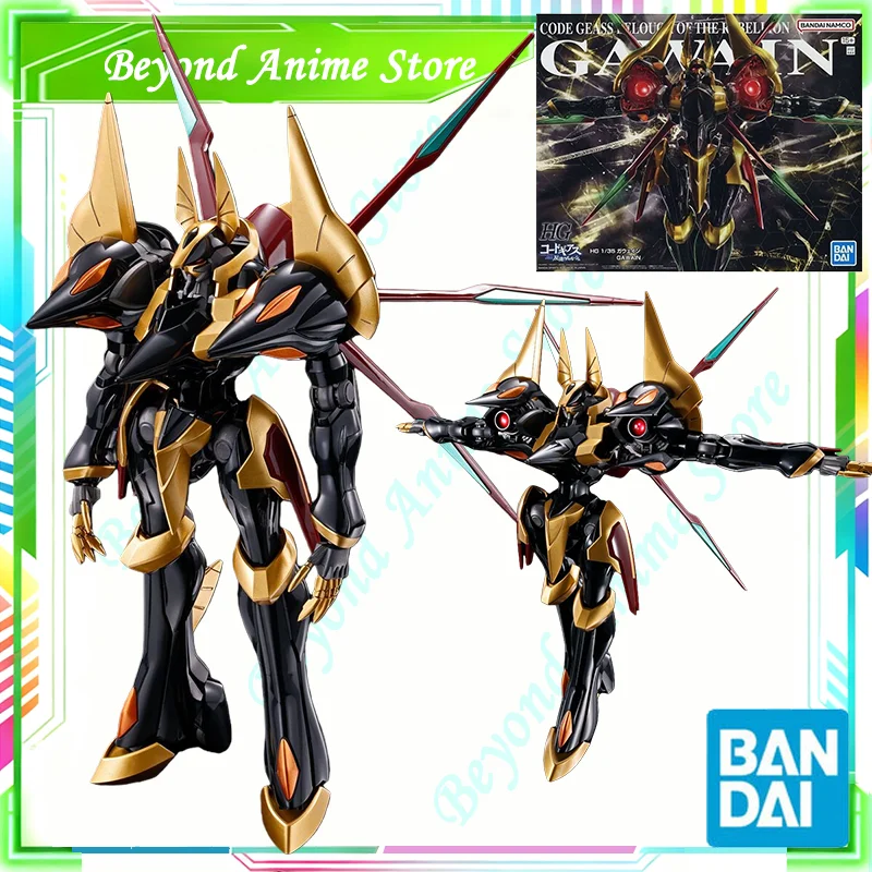 Spot Direct Delivery Bandai Original CODE GEASS Lelouch of The Rebellion Anime Model HG 1/35 GAWAIN Action Figure Assembly Toys