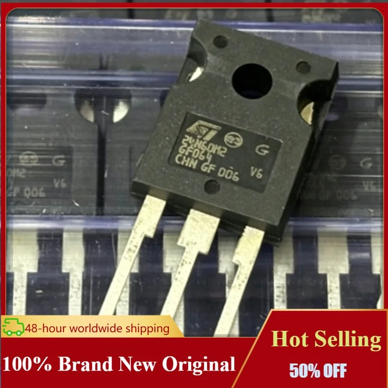 10-100PCS STW24N60M2 24N60M2 TO-247 Original Genuine Goods in Stock Hot Selling