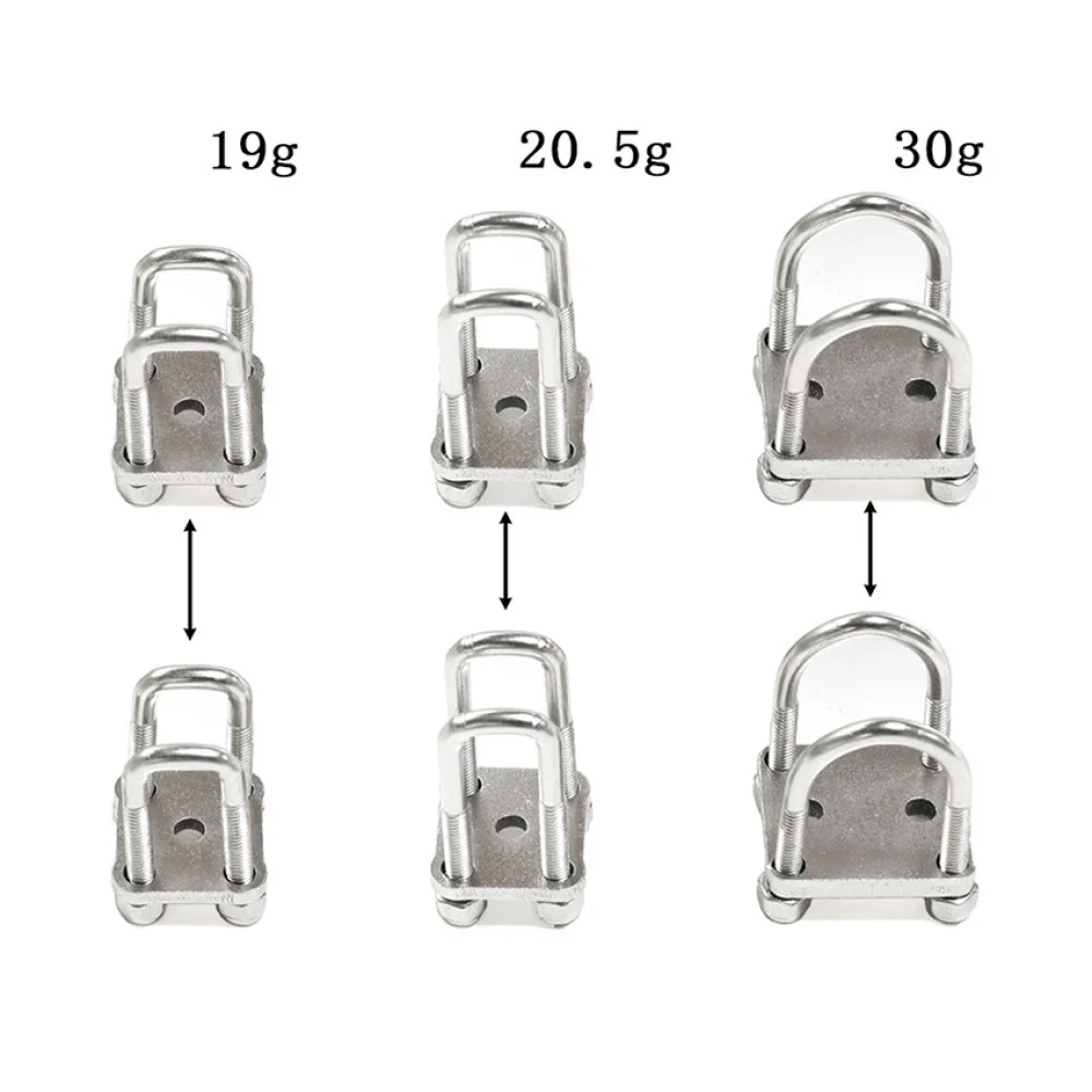 For 1/14 Tractor Heavy Trailer U-Screw M3 Bolt Simulation Spring Steel Plate Screw Stainless Steel M3 Screw Set Accessories