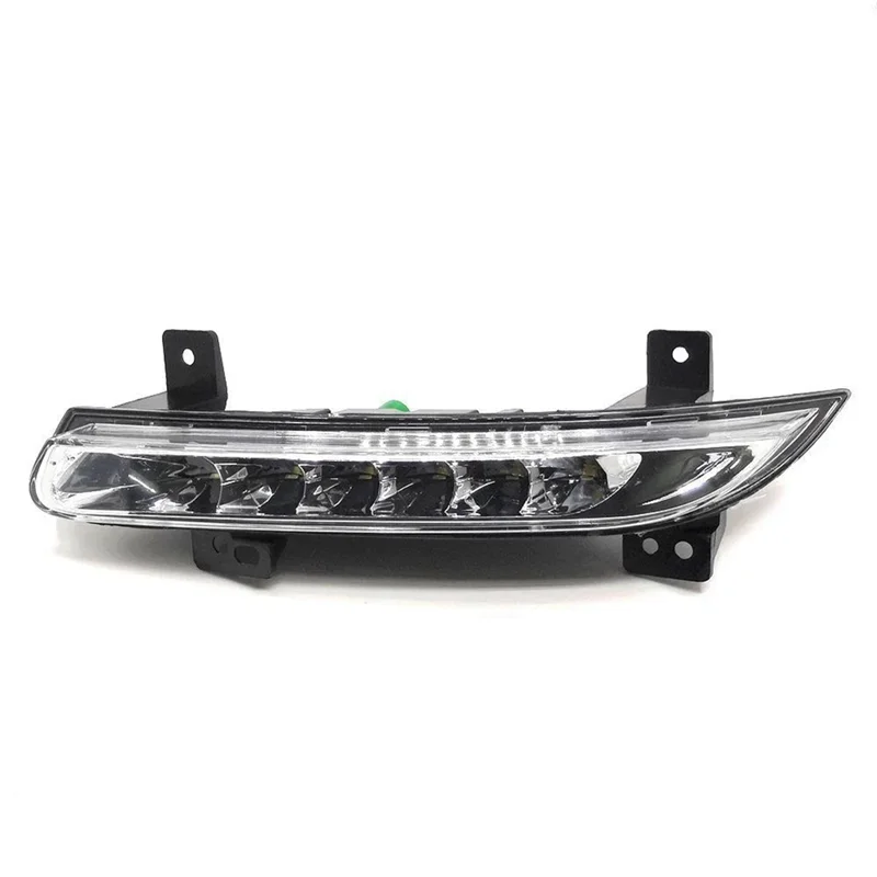 Frente direita do carro led drl luz de nevoeiro para renault fluence 2014 + lâmpada condução automática luz circulação diurna pára-choques lâmpada