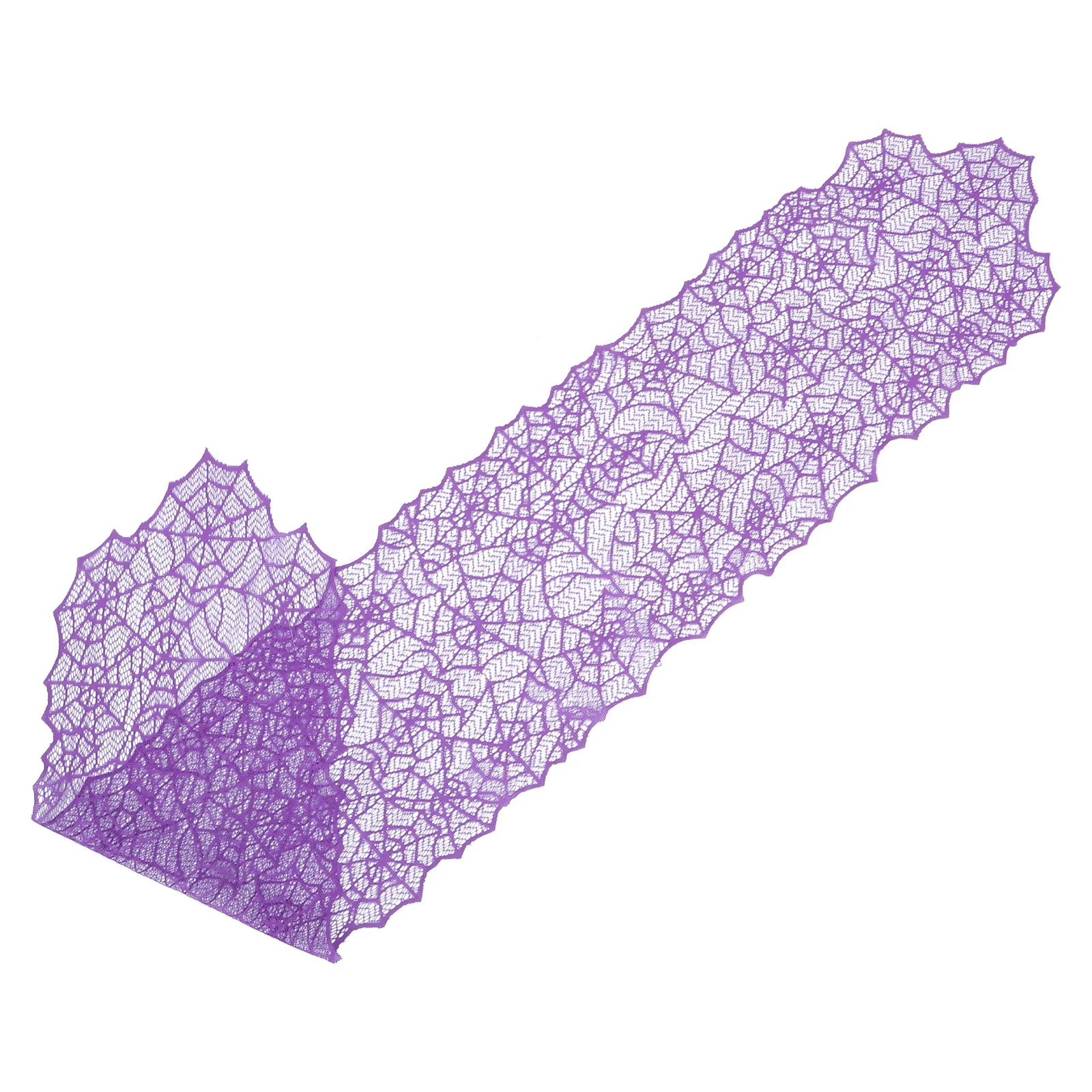 

Halloween Purple Spider Web Lace Tablecloth Large Size Round Irregular Shape Dining Room Buffet Outdoor Table Decor