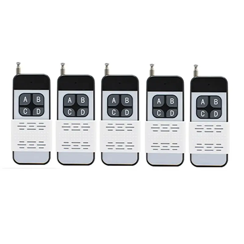 B24B 433Mhz RF Wireless Remote Control Switch AC 110V 120V 240V 220V 30A 4CH Relay For Garage Door Light Door Access System