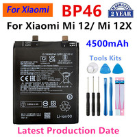 2025 years Brand New BP46 4500mAh Battery For Xiaomi Mi 12 / Mi 12X Phone Replacement Batteries