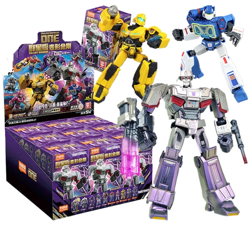 

Blokees Transformers Star Edition Vol. 7 Assembled Building Block Blind Box Megatron Starscream Poseable Toy Model For Boys Gift