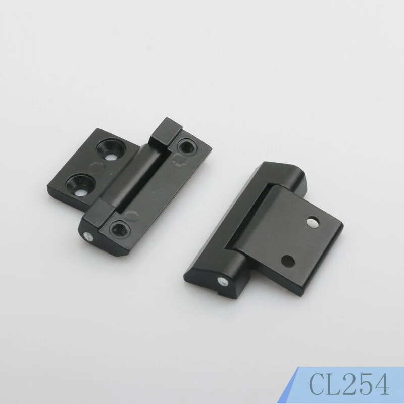 5PCS CL254 Chassis Cabinet Distribution Box Hinge Distribution Cabinet Black Zinc Alloy Hinge Hardware Accessories