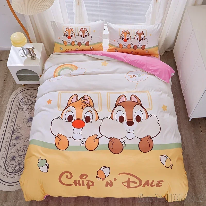 Disney Series Winnie Tigger Mickey Mouse Monster Bedding Sets Duvet Cover Set Comforter Cover for Kids Bedclothes Bedroom Decor