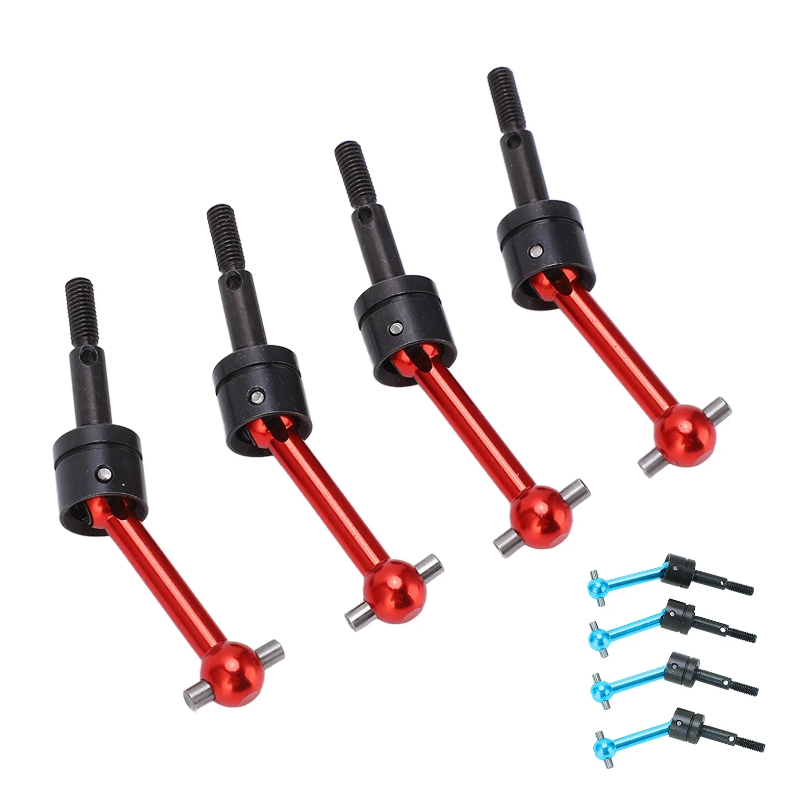 2/4PCS Metall-CVD-Antriebswelle für Tamiya TT02, 70 mm Universalachsen, hochfestes Upgrade für 1/10 RC-Auto, löst Bruch – Detail 8