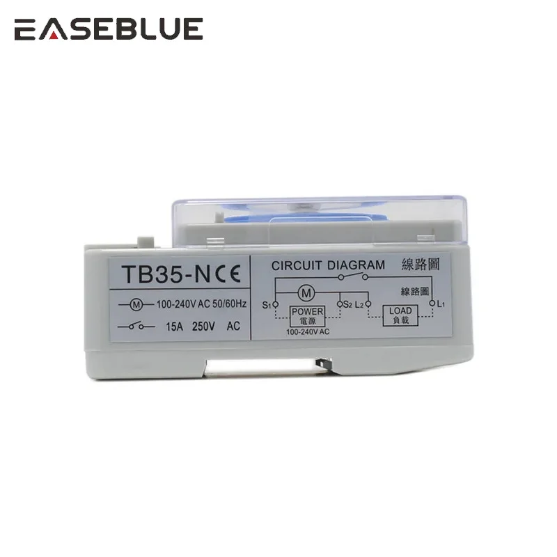 TB35-N TB388 100-240V 15A Din Rail Water Heater Programmable Timer switch Time Controller Mechanical Timer Switch