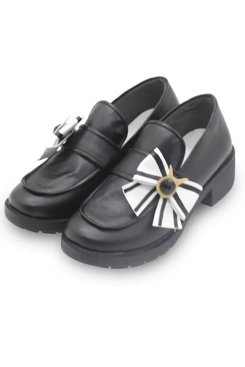 Yorumi Rena Scarpe Cosplay Vtuber Cosplay Prop Scarpe in pelle PU Stivali di carnevale di Halloween realizzati su misura