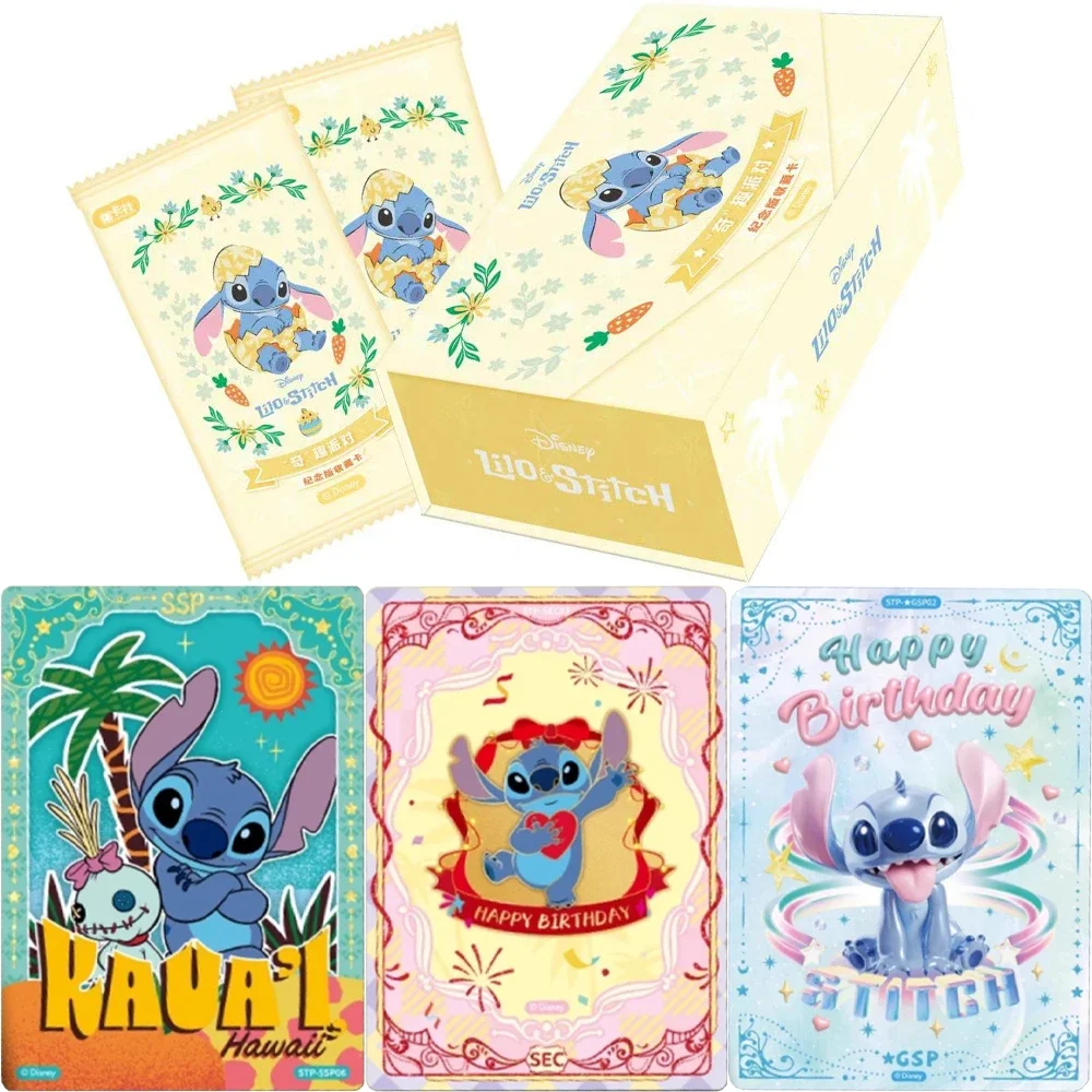 

Подлинная карта Лило и Стич, серия Disney, забавная вечеринка, памятное издание, коллекционные карты аниме, подарки, игрушки