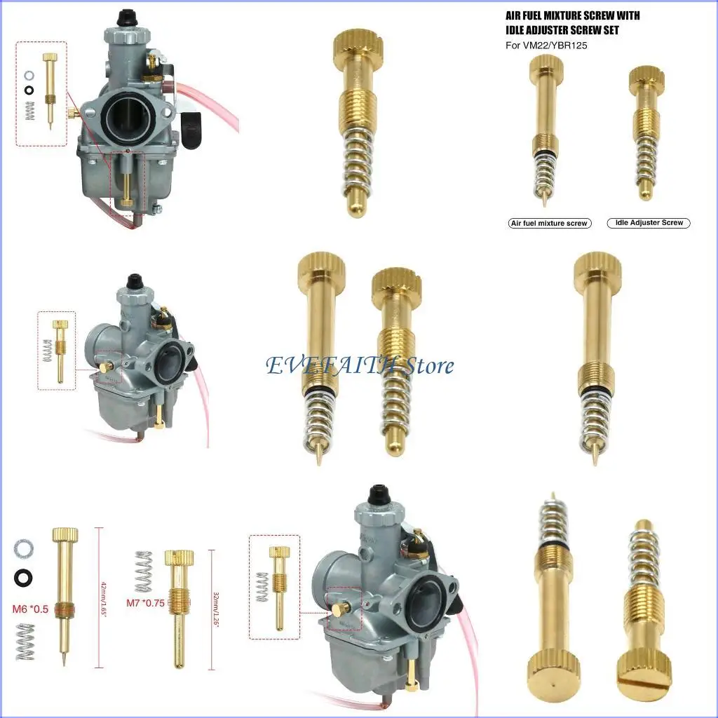 

124B Скорость холостого хода для винтного костюма для CV40 CVK34 CVK36 CVK40 КАРБУБРУАТР КАРБВУРТОР РЕГУЛИРОВАНИЕ