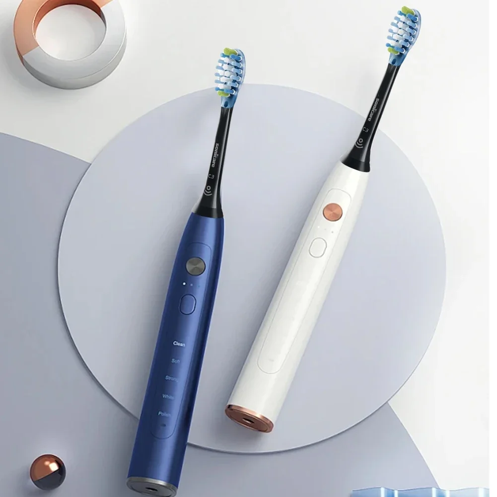 Sonicare C3 4-пакет сменных насадок для зубных щеток, защитная зубная щетка, белая или черная