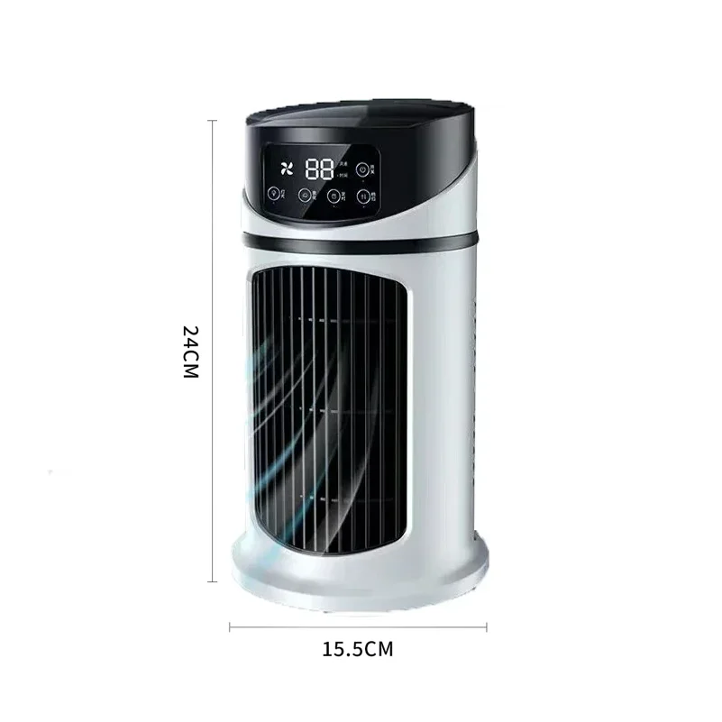 Portable Mini Air Conditioner Air Cooler Fan Water Cooling Fan Air Conditioning Air Cooler For Office Mobile Air Conditioner