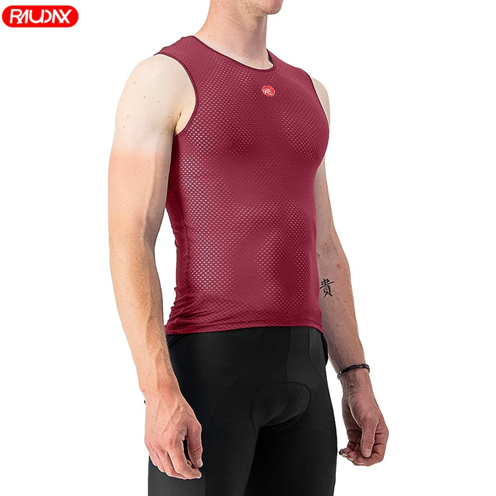 Raudax Cycling Base Layer Vest Sleeveless Quick Dry Shirts Running Mtb Breathable Mountain Bike Sleeveless Cycling Vest Ciclismo