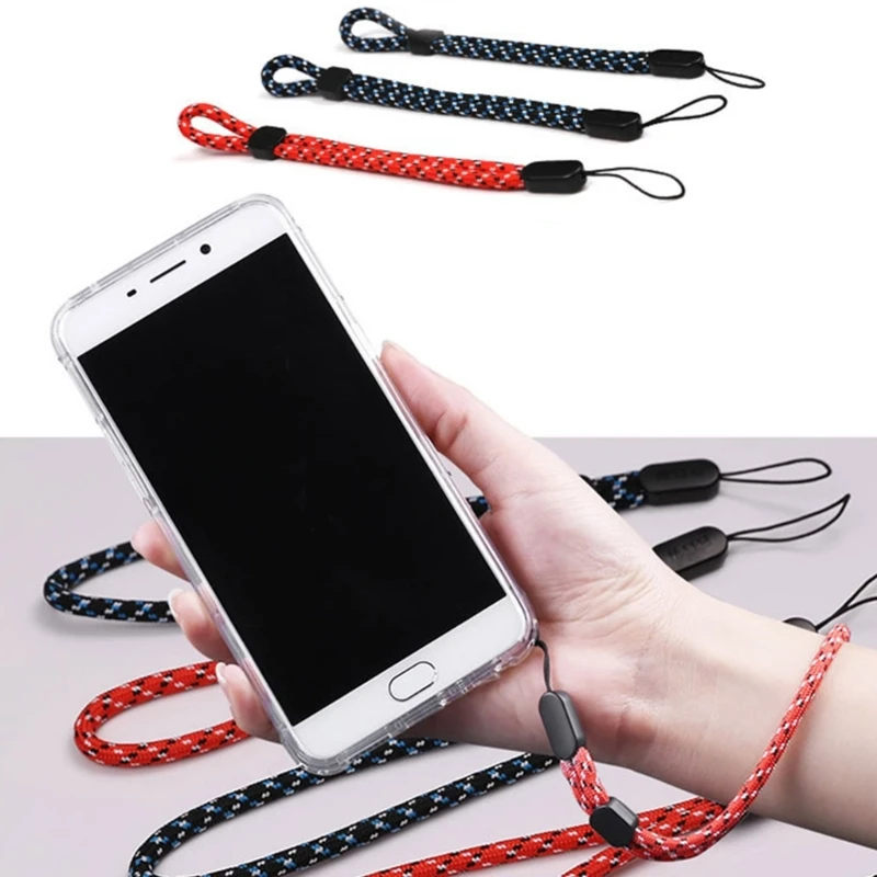 7.5inch Adjustable Cellphone Strap Wrist Lanyard Hand Strap for Key Phone Flashlight Multifunction Nylon Wristlet Straps