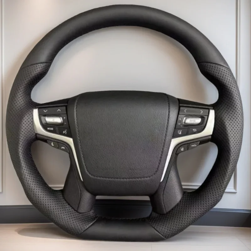 Car Style Steering Wheel For TOYOTA LAND CRUISER LC200 2008-2020 VX GX Size Prado 150 2010-20 Control Coupe Version Suitable SP