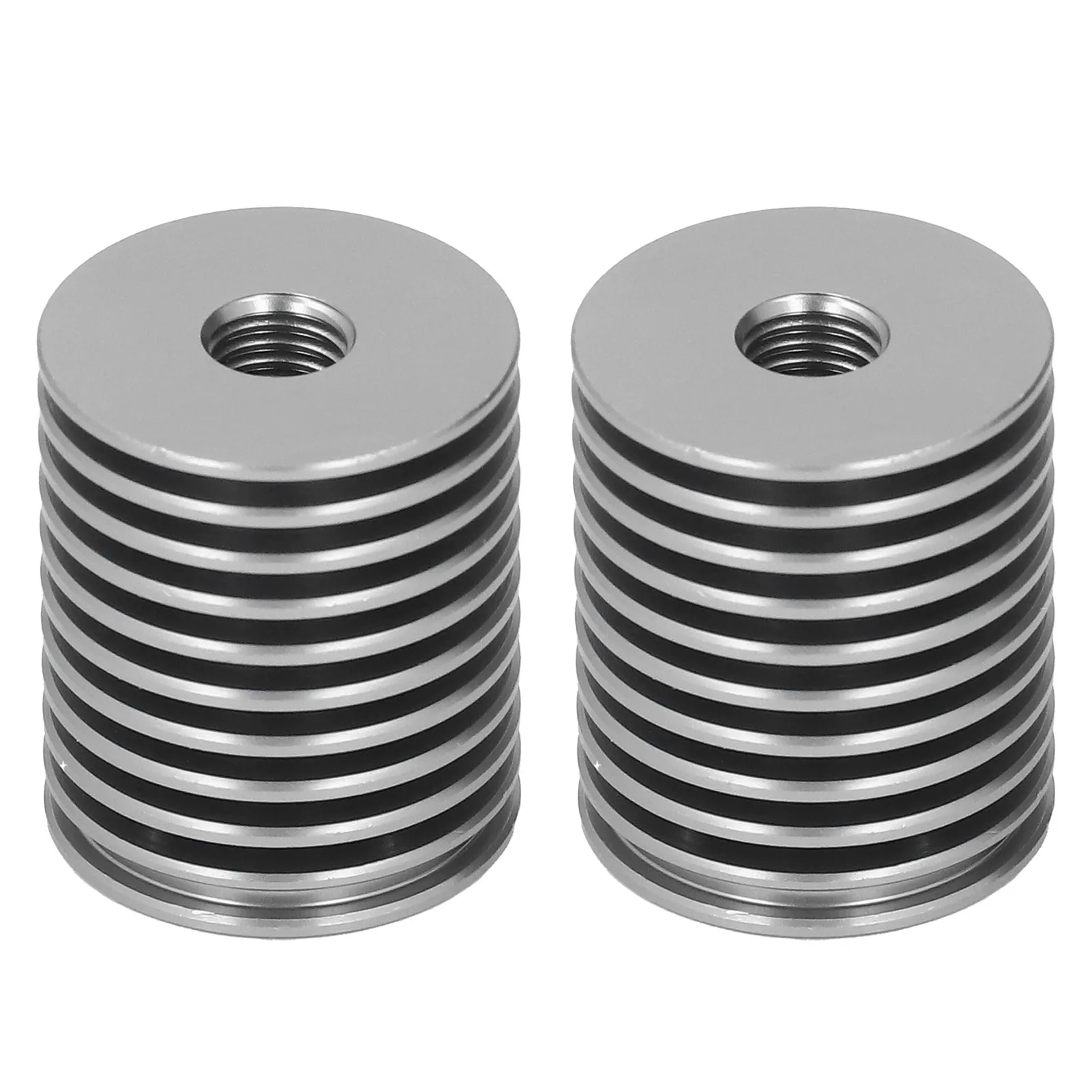 Комплект из 2 радиаторов для 3D-принтера Voron 0.1 0.2, алюминиевый кулер V6 CNC, серебристый