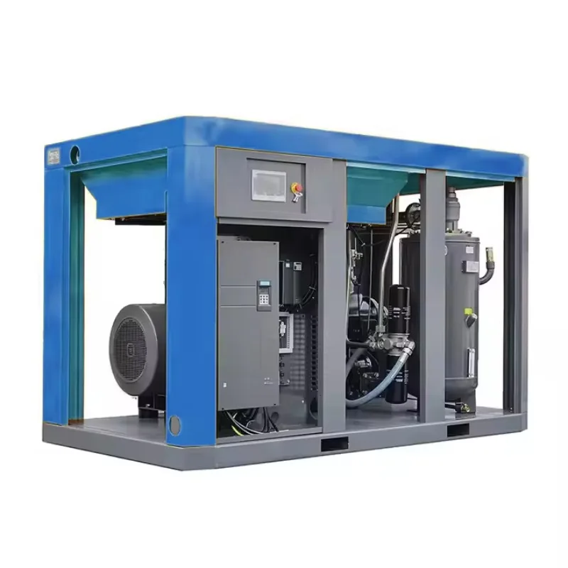 Silent 75kw Scroll Screw Air Compressor 8Bae-10Bar-12Bar-16Bar New Condition Lubricated Engine Motor Compressor Supplier