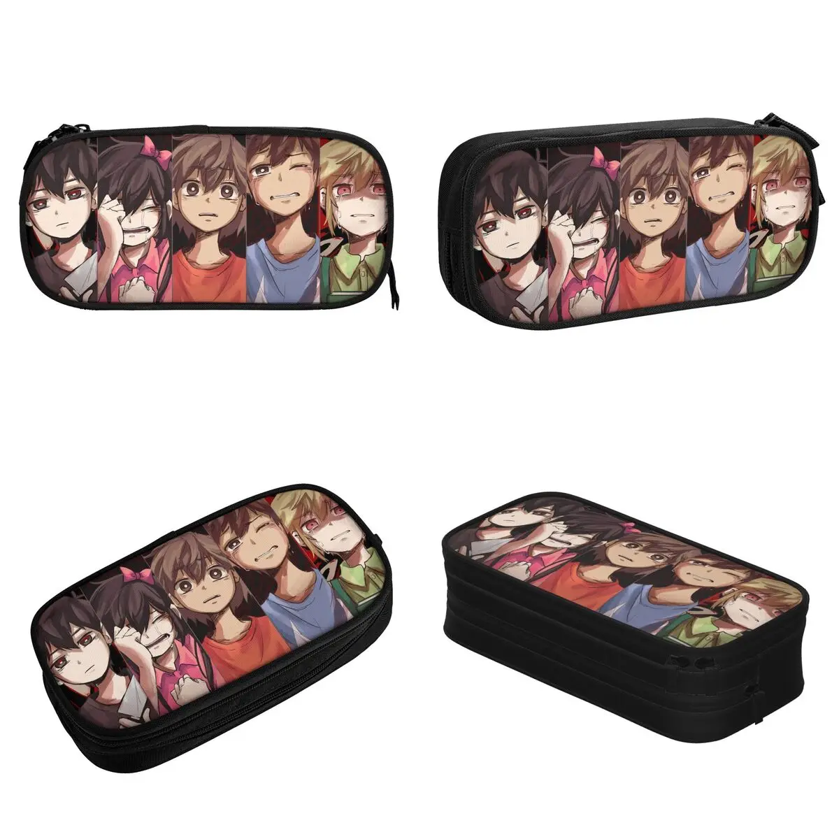 Sunny Aubrey Basil Kel Hero 연필 케이스 New Omori Sad Tears Crying Pen Bag 학생 학생 학교 화장품 연필 케이스