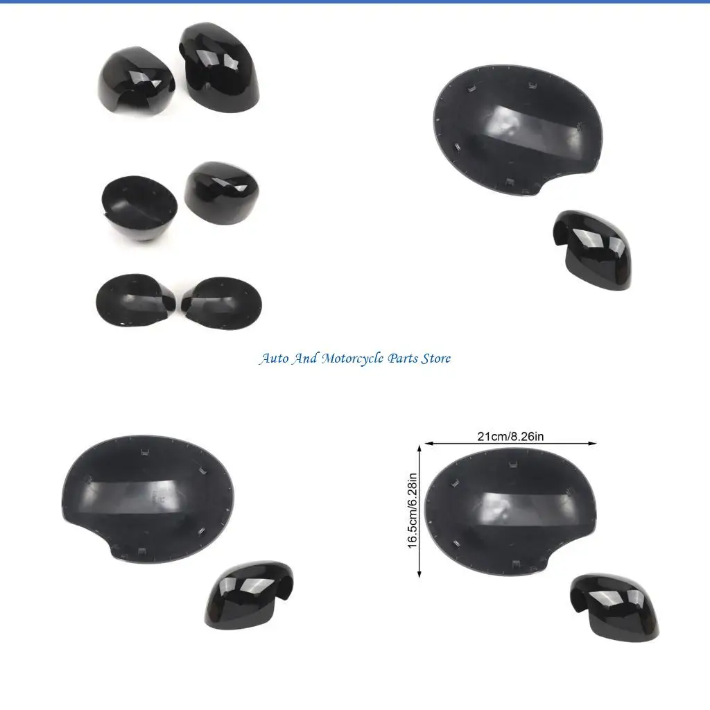 P9FD Scratch Resistant Rearview Protectors 51169881533 51169881534 ABSSide Rearview Mirror Cover Housing Shell