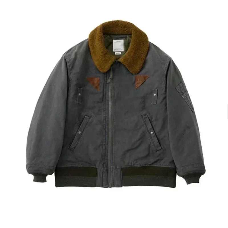 VISVIM FIL 22AW MONROE Nakamura heavy washed distressed Monroe jacket Japanese fashion winter cotton jacket