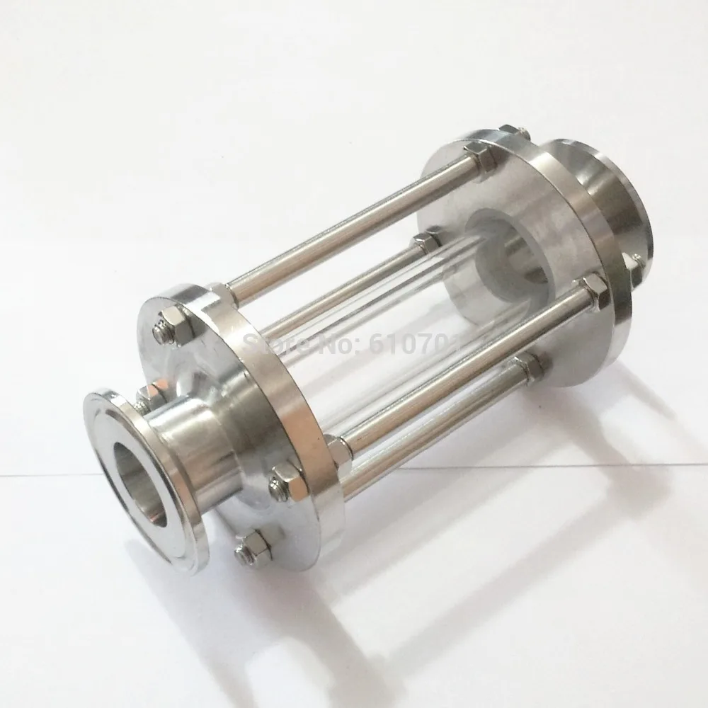 

1" 25MM Flow Sanitary Sight Glass Tri Clamp Type Stainless Steel SS304 New Ferrule OD 50.5mm