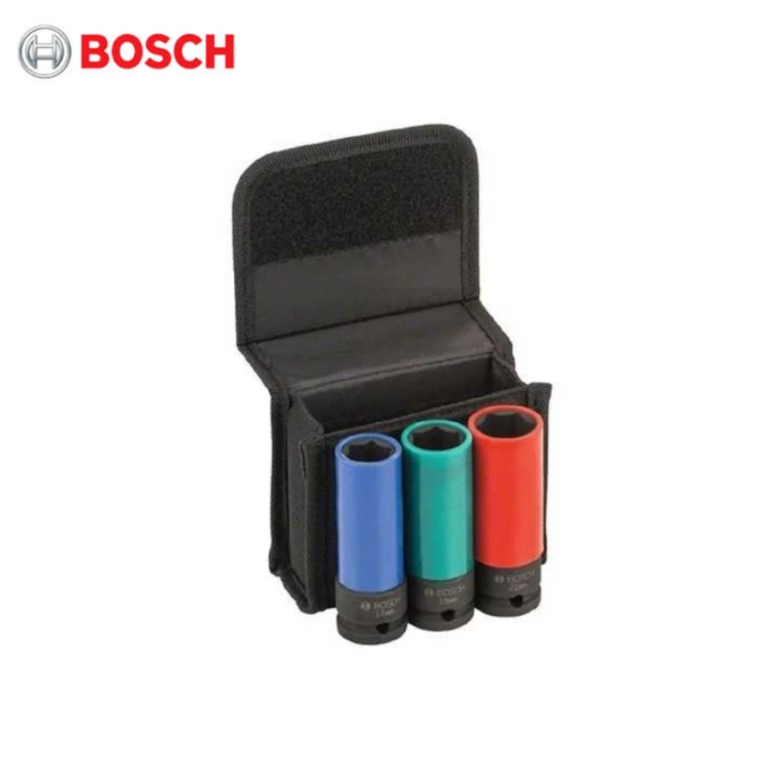 

BOSCH 2608551102 3-Piece1/2" Special Special Melt Steel Hex head Bit Socket Wrench Impact Control Socket Set 85mm