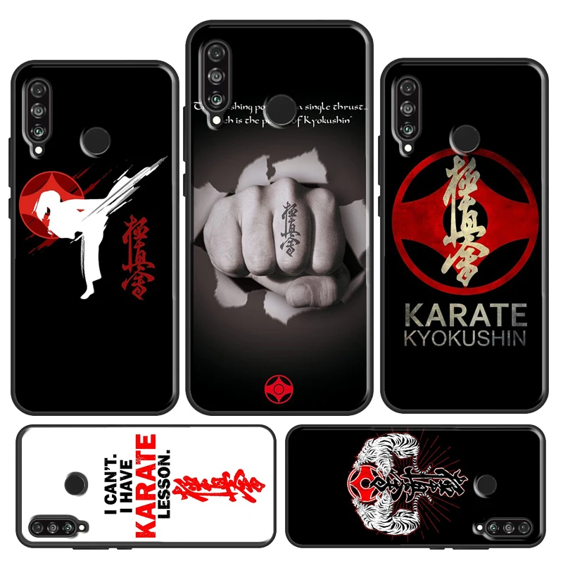 Kyokushin Karate Symbol Case For Huawei P30 Pro P50 P40 P20 Lite Nova 9 5T Cover For Honor X8 X7 X9 50 Lite 70