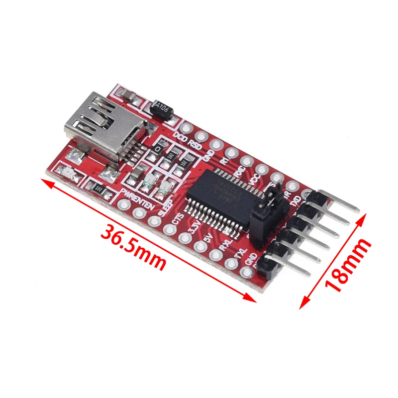Si Tai&SH High Quality FT232RL FTDI USB 3.3V 5.5V to TTL Serial Adapter Module for Arduino FT232 Pro Mini 232