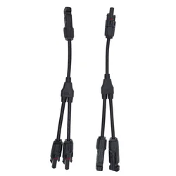 Solar connector photovoltaic Panel Adaptor Y branch plug 1 to 2 Parallel connection of battery plate assembly