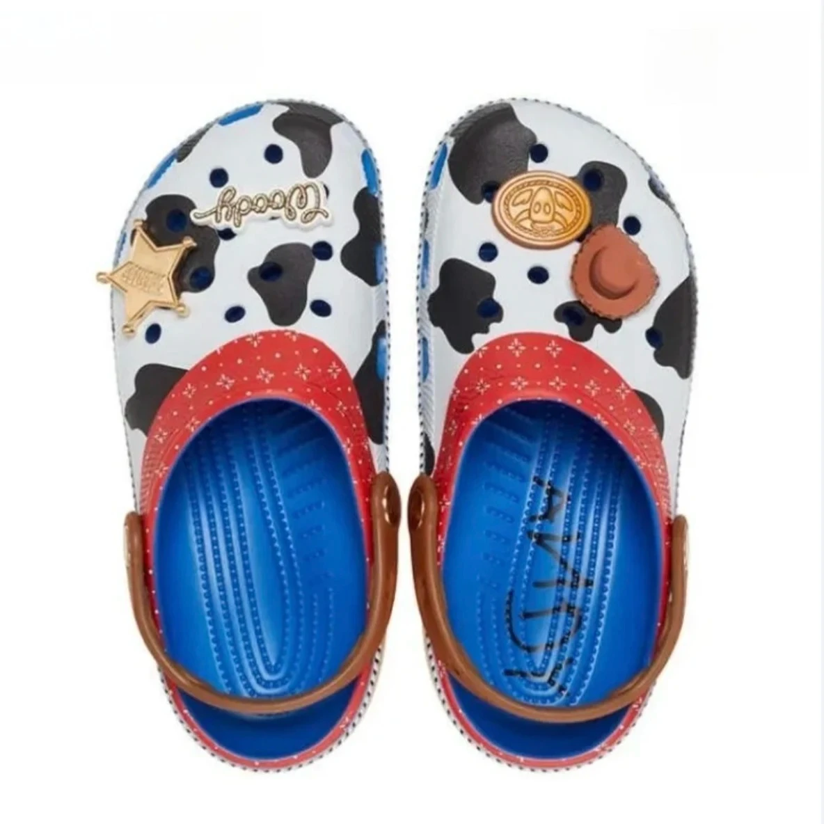Woody Klassische Clogs mit Zubehör Woody Sandalen Cosplay Schuhe Anime Peripherie-Accessoire