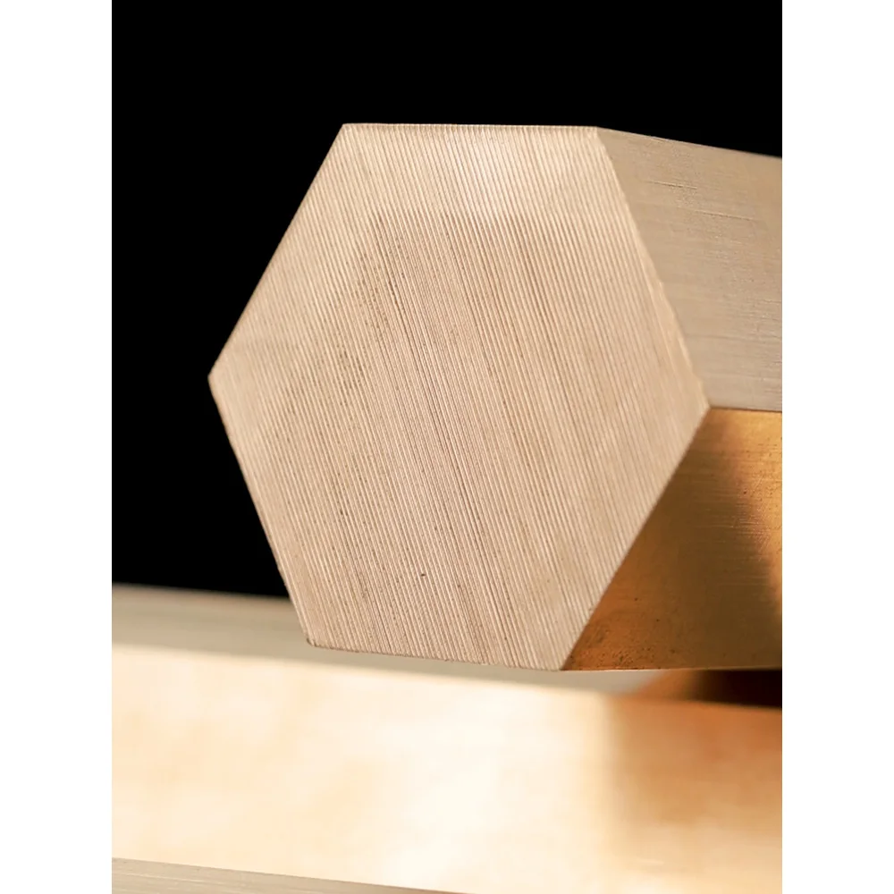 Imagem -05 - Barra de Bronze Hexagonal Hex Hexágono Rod 1pc Pcs Pcs 5. Comprimento 200 mm 500 mm 10 11 12 13 14 15 16 17 18 1930 mm