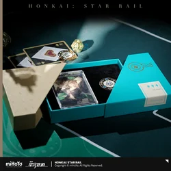 Sunsyea Honkai Star Rail Merch oficial miHoYo Caja de regalo de aventurina auténtica y original