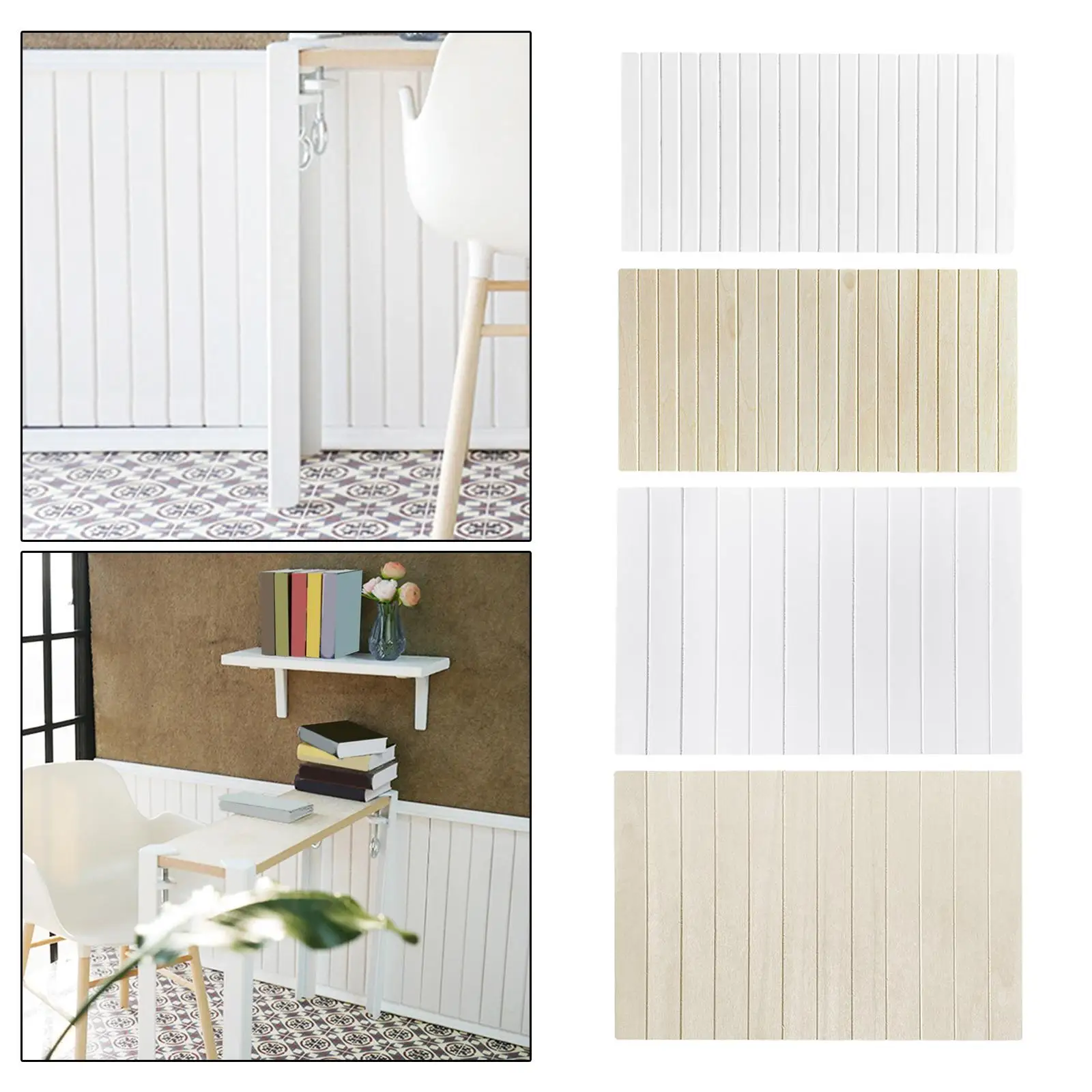 نموذج بيت الدمى الخشبي 1/12 1/6 لوازم أثاث مصغر ذاتية الصنع