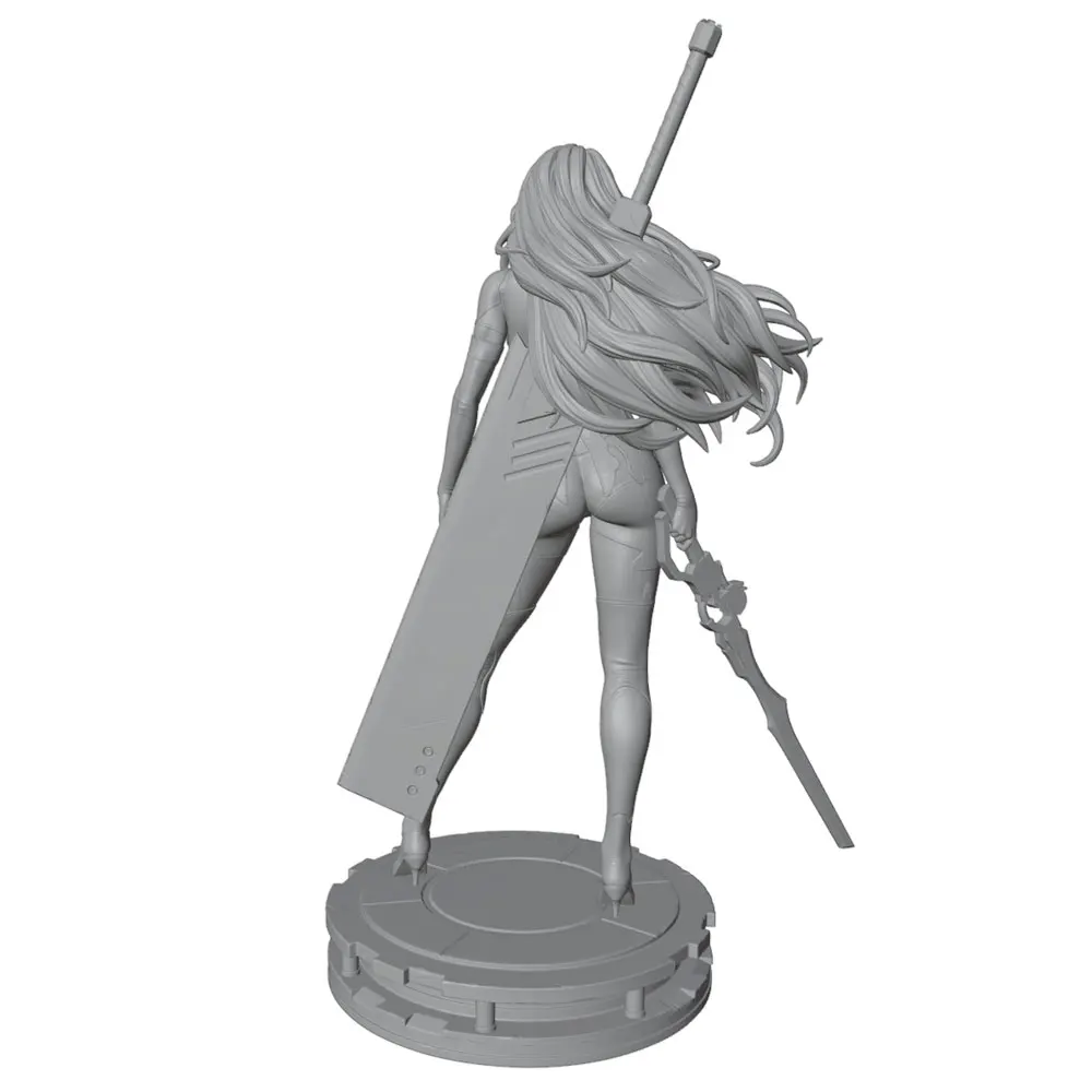 Figura resina miniatura sin pintar para juegos rol y coleccionismo - imagen 3