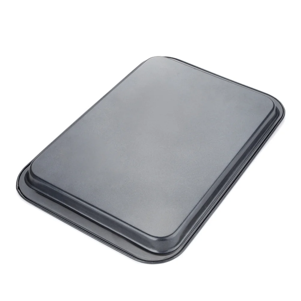 

2pcs 14-Inch Rectangular Baking Sheets Nonstick Carbon Steel Lightweight Pans For Baking Cooking Rv Oven Dishwasher Safe