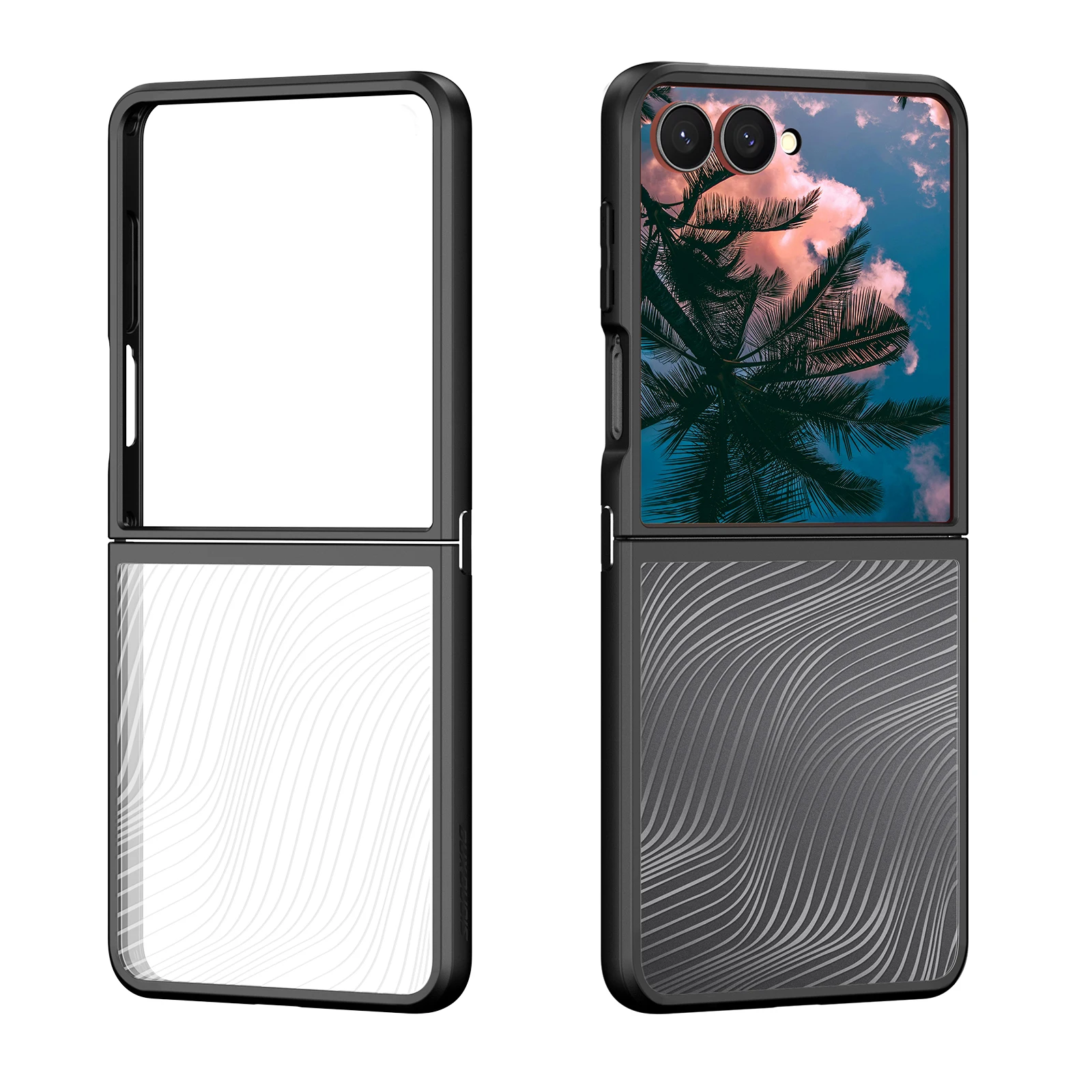 حافظة DUX DUCIS المغناطيسية لهاتف سامسونج Z Flip 7/Z Fold 7، غطاء شفاف مقاوم للصدمات، مضاد للخدش وحماية نحيفة