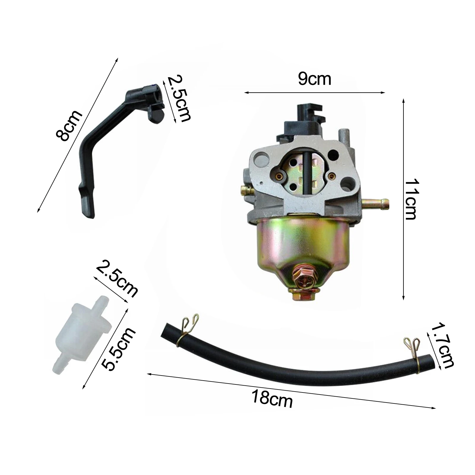 Carburetor kit for GX120 For GX168 For GX200 5 5HP 6 5HP Generator Engine Replacement Fuel Pipe Gasket with Construction