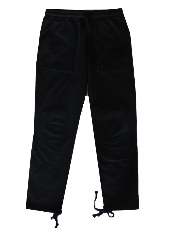 

Мужские спортивные повседневные брюки из чистого хлопка, эластичные, облегающие, модные, весенне-осенние, длинные, со средней посадкой, прямого кроя