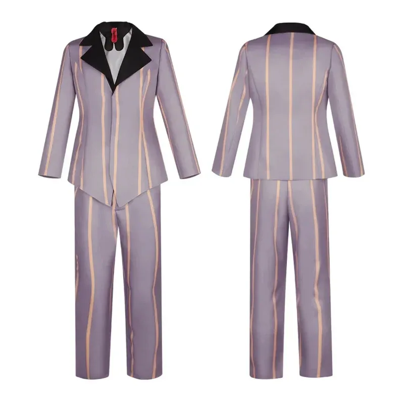 السير Pentious تأثيري أنيمي هازبين زي يتوهم الزي الكبار الرجال مخطط دعوى هالوين كرنفال عيد الميلاد التلفزيون الشيطان ازياء