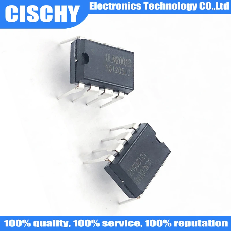 10 pz/lotto ULN2001D DIP-8 ULN2001 2001D DIP-8 In Stock