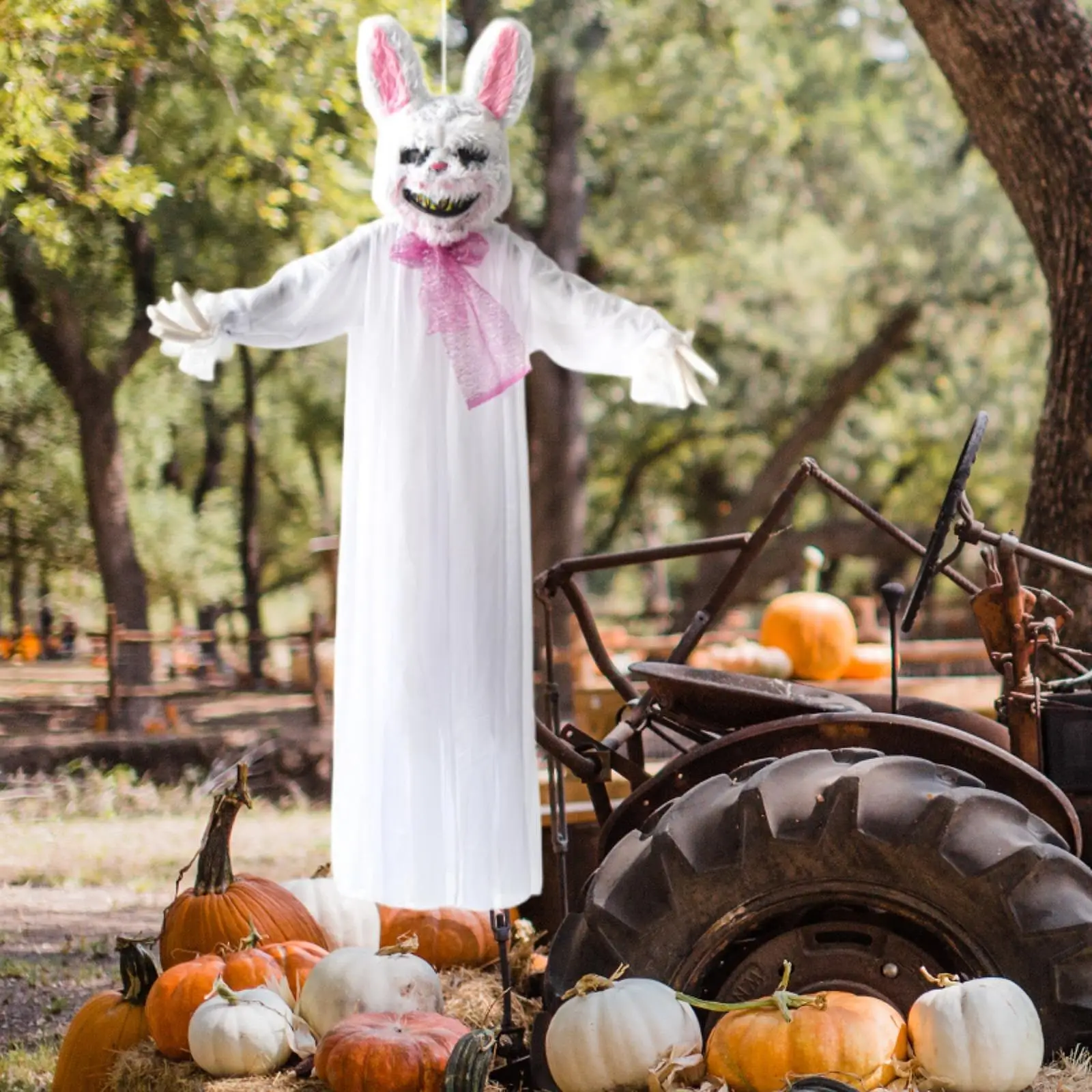 Bloody Rabbit Hanging Ghost Halloween Decoration ornamento creativo casa stregata Prop per cimitero portico Holiday Party Garden