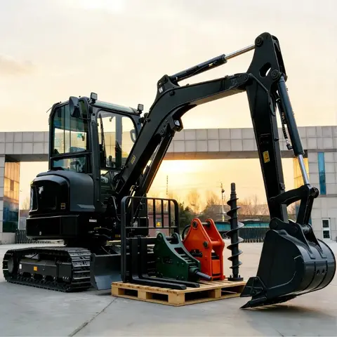 3.5 Ton Mini Excavator CE EPA Crawler Digger Kubota Engine 1 Ton 2 Ton Mini Excavadora  Farm Excavator Machine