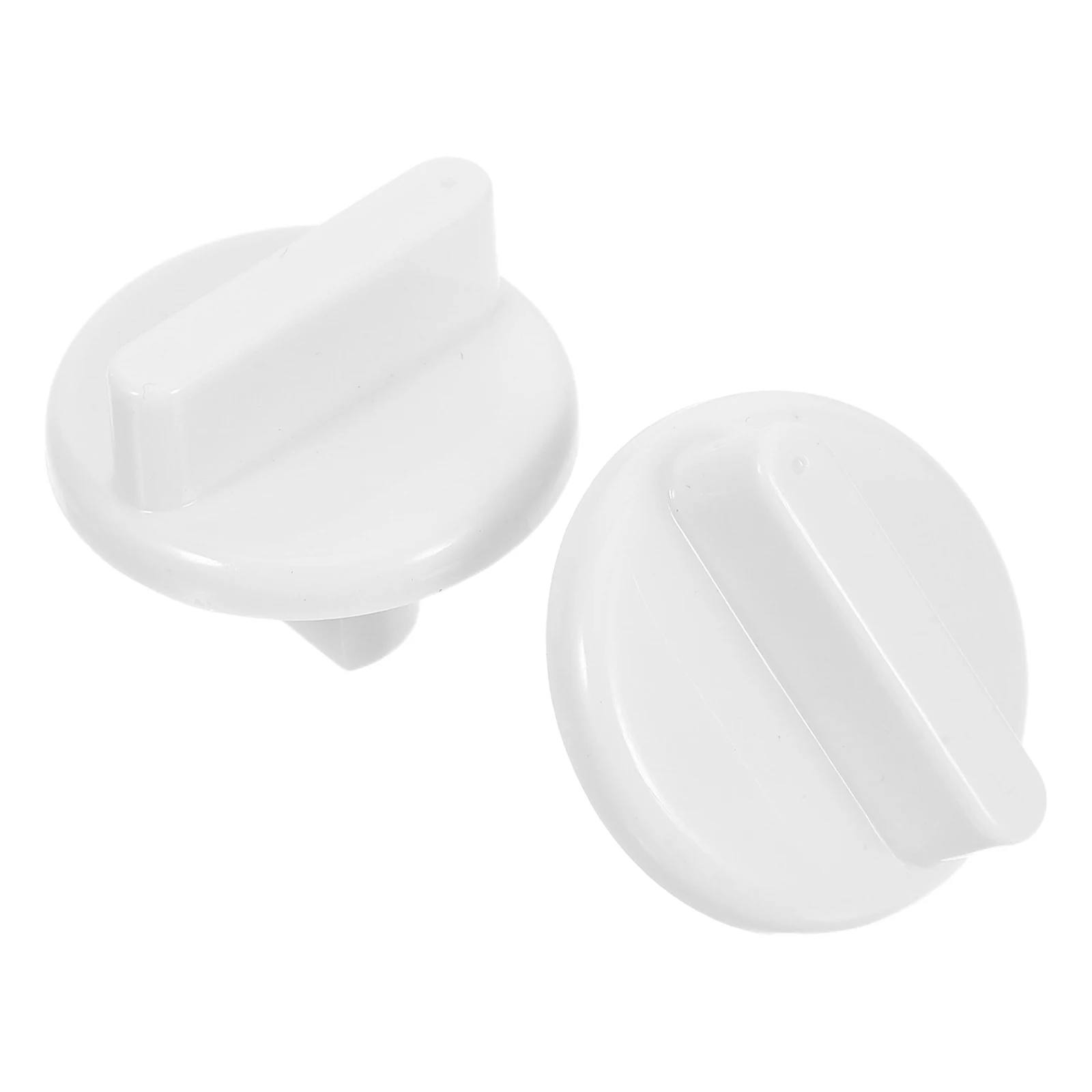 2 Pcs Thermal Control Fridge Adjustable Knob for Temperature Switch Turntable Refrigerator Replacement Abs Freezer Thermostat