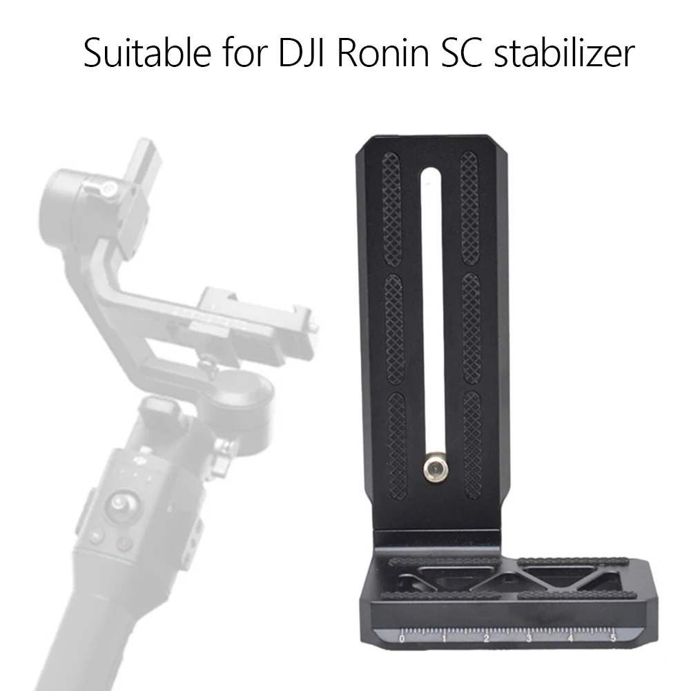 1/4 Screws L Bracket Camera Mounting Quick Release Plate Vertical Video Shooting Universal Camera Bracket for DJI Ronin S SC