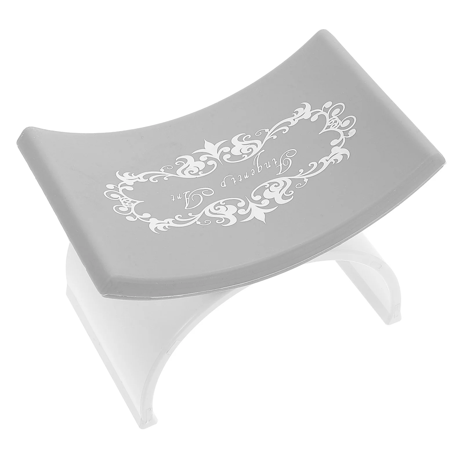 

U Shaped Manicure Hand Rest White Silicone Portable Nail Art Hand Pillow for Salon Home Use Nail Arm Support Tool