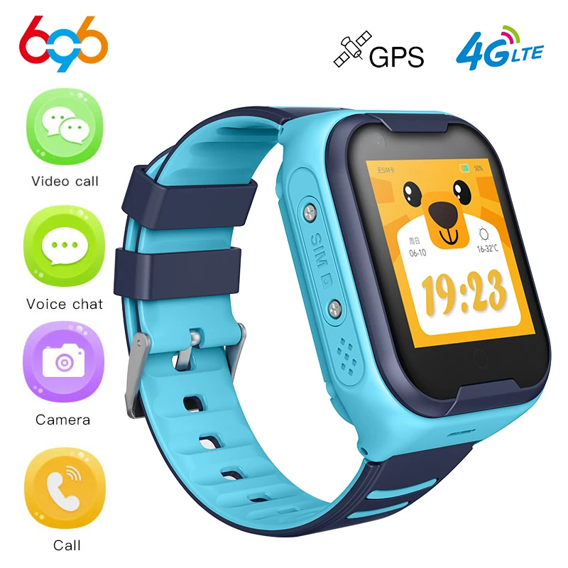 696 A36E 4G Children Smart Watch WIFI+GPS+ base station assisted positioning video call waterproof 630mah battery waterproof