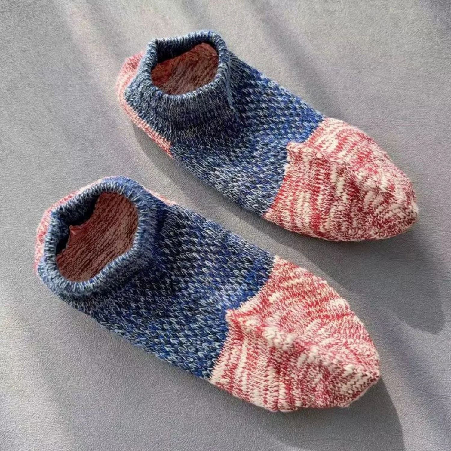 メンズ ヴィンテージ スラブヤーン アンクルソックス レトロ - Ankle Sock Low Cut のレビューと価格